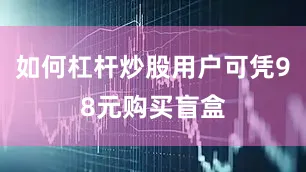 如何杠杆炒股用户可凭98元购买盲盒